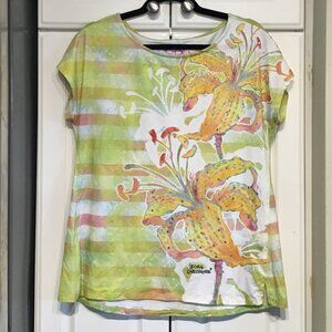 Leoma Lovegrove Floral Lily Top Size Medium